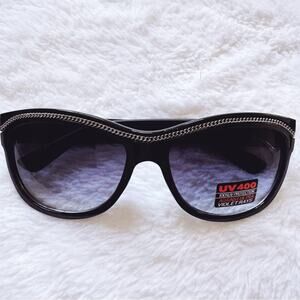 Rina Black w/Silver Accent Sunglasses